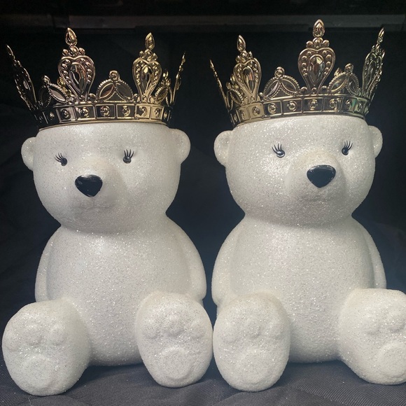 Bath & Body Works Accents Bath Body Works Two Royal Polar Bear